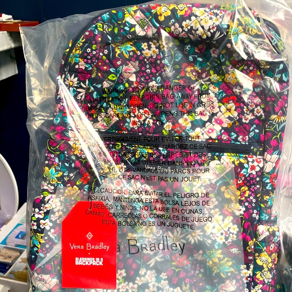 Brand new Vera Bradley back pack